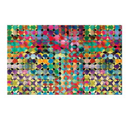 Conceptum Felpudo Tuval Multicolor 40 x 60 cm